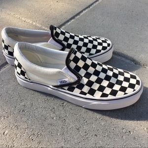 Checkered Slip-On Vans